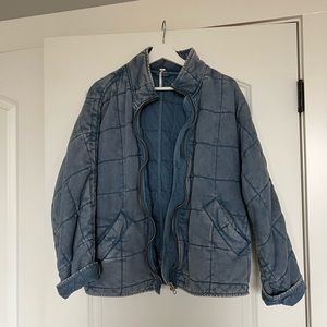 Dolman jacket in wavy waters